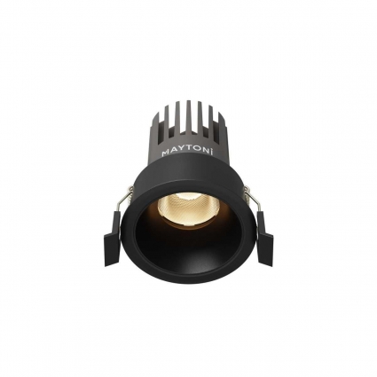 Встраиваемый светильник Maytoni Technical DL123-10W-3K-B, цвет черный
