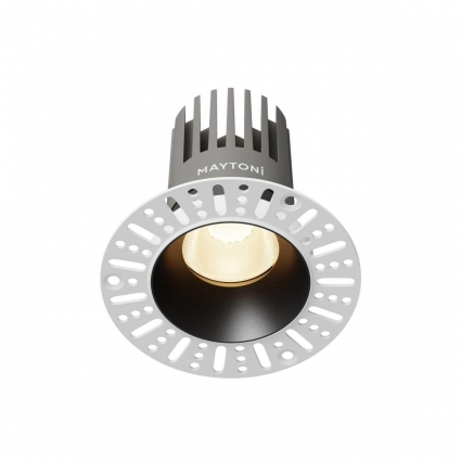 Встраиваемый светильник Maytoni Technical DL121-15W-3K-TRS-B, цвет черный