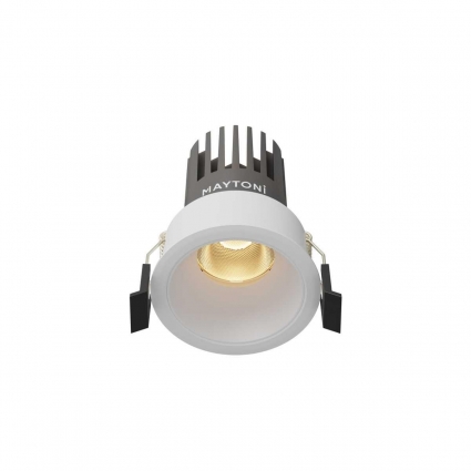 Встраиваемый светильник Maytoni Technical DL123-10W-2.7K-W, цвет белый