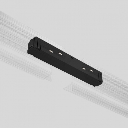 Коннектор прямой Elektrostandard Slim Magnetic 95135/00 a070805, цвет черный