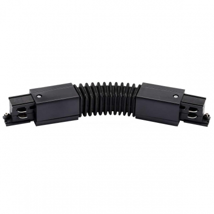 Соединение гибкое к треку 5040xx-(F)/(R) Quattro Lightstar 504157-FR, цвет черный,  в стиле Хай-тек