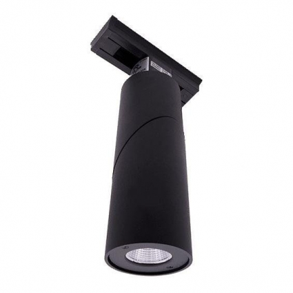 Трековый светодиодный светильник DesignLed LDT-RBL-10W-WW 002441 для магазина, цвет черный,  в современном стиле
