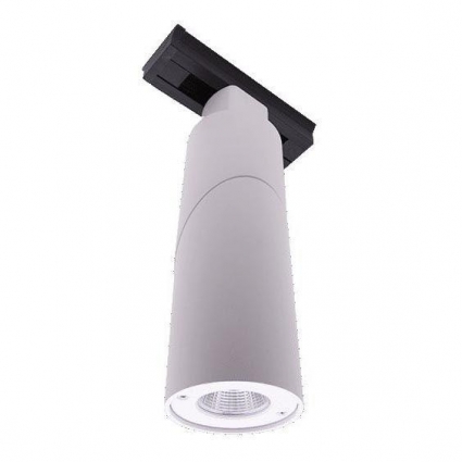 Трековый светодиодный светильник DesignLed LDT-RWT-10W-WW 002440 для магазина, цвет белый,  в современном стиле