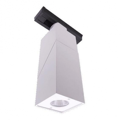 Трековый светодиодный светильник DesignLed LDT-SQWT-10W-WW 002438 для магазина, цвет белый,  в современном стиле
