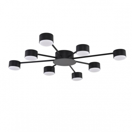 Люстра Lumion COMFI 8344/8C на площадь до 11 кв.м., цвет черный