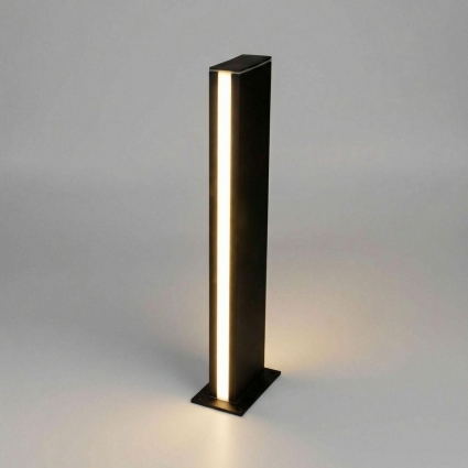 Ландшафтный светодиодный светильник Elektrostandard Flat 1538 TECHNO LED a072089, цвет черный,  в современном стиле