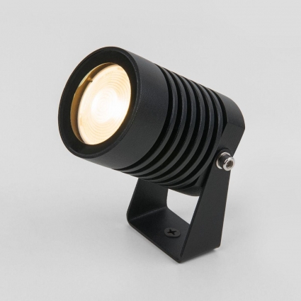 Уличный светодиодный светильник Elektrostandard Landscape 043 FL LED a072086, цвет черный,  в стиле Хай-тек