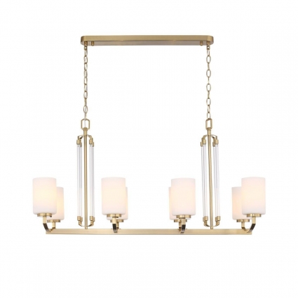 Подвесная люстра ST Luce Opalus SL1403.333.08 на площадь до 3 кв.м., цвет белый,  в классическом стиле