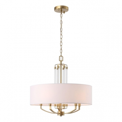 Подвесная люстра ST Luce Opalus SL1403.303.05 на площадь до 3 кв.м., цвет белый,  в классическом стиле