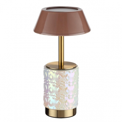 Настольная лампа беспроводная Odeon Light Lulu L-Vision 5454/6TL, цвет коричневый