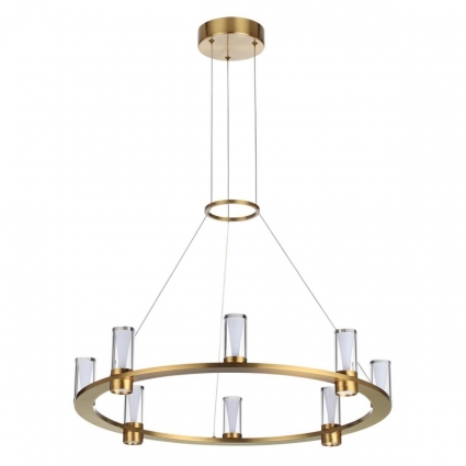 Подвесной светильник Odeon Light Defance Hightech 7144/55L на площадь до 18 кв.м., цвет бронза