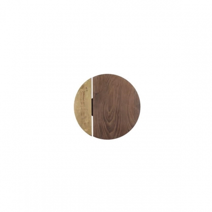 Настенный светильник Nowodvorski Sun Led Dark Wood/Gold 7651 для гостиной, цвет коричневый,  в стиле лофт
