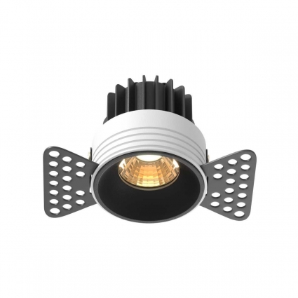 Встраиваемый светильник Maytoni Technical Downlight Round DL058-7W2.7K-TRS-B, цвет черный