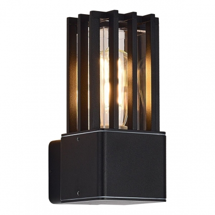 Уличный настенный светильник ST Luce Irum SL9018.401.01 на площадь до 1 кв.м., цвет черный