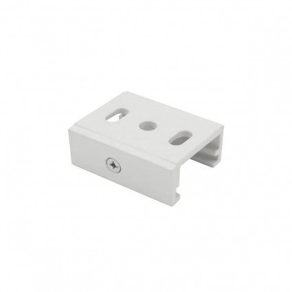 Скоба крепежная тип D к треку 5040xx-(F)/(R) Lightstar Quattro 504196-00, цвет белый,  в стиле Хай-тек