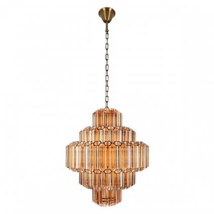 Подвесная люстра Loft IT Celebration 10579/600 Amber для гостиной, цвет желтый,  в стиле модерн
