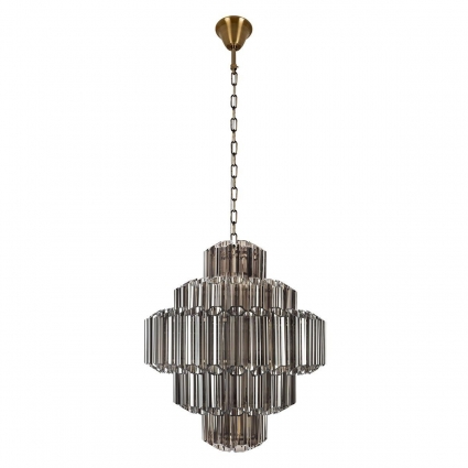 Подвесная люстра Loft IT Celebration 10579/600 Smoke для гостиной, цвет серый,  в стиле модерн