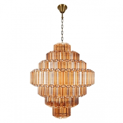 Подвесная люстра Loft IT Celebration 10579/800 Amber для гостиной, цвет желтый,  в стиле модерн