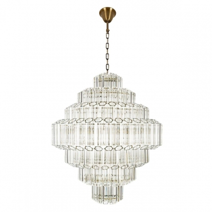 Подвесная люстра Loft IT Celebration 10579/800 Clear для гостиной, цвет бронза,  в стиле модерн