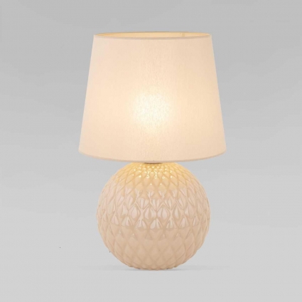 Настольная лампа TK Lighting 5591 Santana Ecru на площадь до 2 кв.м., цвет бежевый