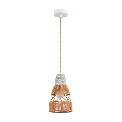 Подвесной светильник Lumion Boho Eco 8367/1B на площадь до 2 кв.м., цвет бежевый
