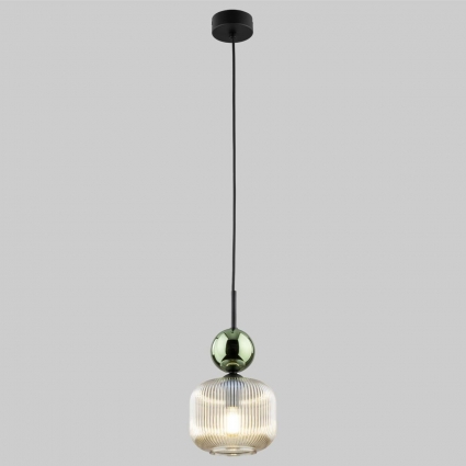 Подвесной светильник TK Lighting 11144 Sophia Green Cognac a071829 на площадь до 2 кв.м., цвет бежевый,  в стиле арт-деко