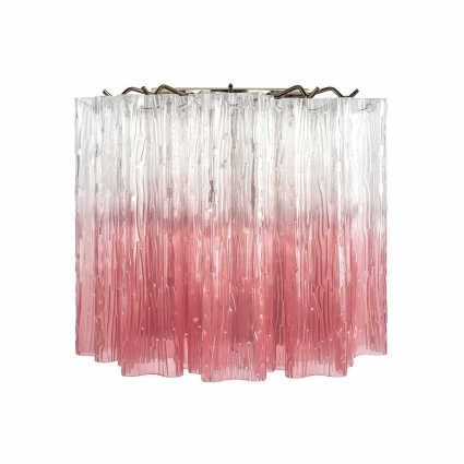 Настенный светильник Loft IT Murano 10580W Clear pink для гостиной, цвет розовый,  в стиле арт-деко