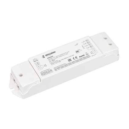 INTELLIGENT ARLIGHT Диммер SMART-CC-2042-RGBW-PD-SUF (12-48V, 4x350-1200mA, 2.4G) (IARL, Контроллер) 037421, цвет белый