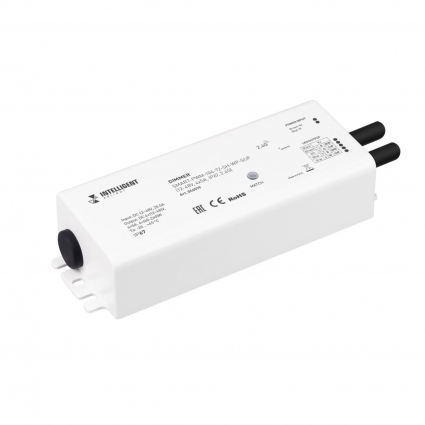 Диммер Arlight INTELLIGENT SMART-PWM-104-72-SH-WP-SUF (12-48V, 4x5A, IP67, 2.4G) 046519, цвет белый
