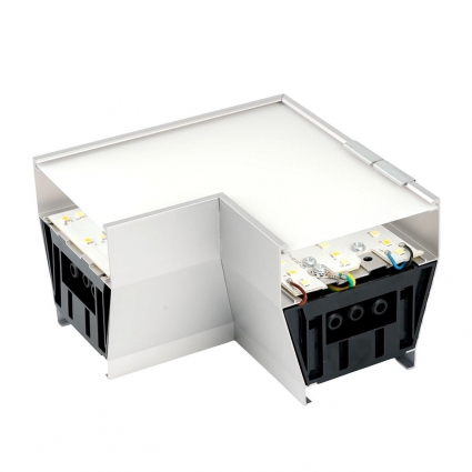 Светильник коннектор L-образный Feron AL4036L RetailRay 51872, цвет серебро