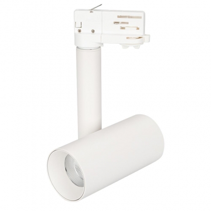 Трековый светодиодный светильник Arlight SP-Polo-Track-Pipe-R65-8W Day4000 027486 для экспозиции, цвет белый,  в современном стиле