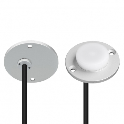 Светильник ART-DECK-LAMP-R40-1W Warm2700 (SL, 120 deg, 24V) Arlight 051799, цвет серебро