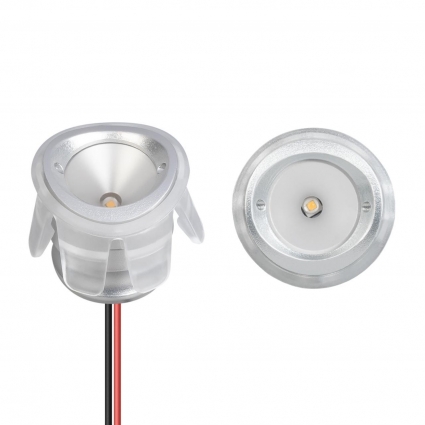 Светильник ALT-LODESTAR-HANDRAIL-R27-1.5W Warm3000 (GR, 70 deg, 12-24V) Arlight 045491, цвет серебро