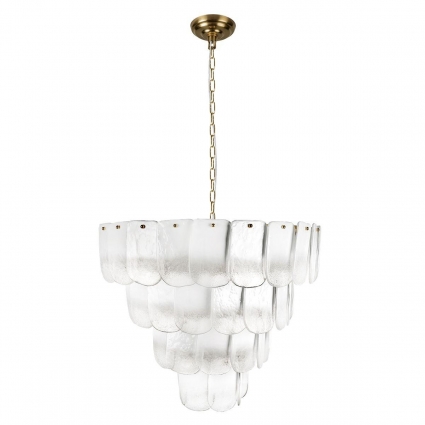Подвесная люстра Loft IT Gradient 10482/600 White для гостиной, цвет белый,  в стиле модерн