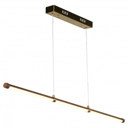 Подвесной светодиодный светильник Lussole Loft Aberdeen LSP-8219 для офиса, цвет коричневый,  в современном стиле