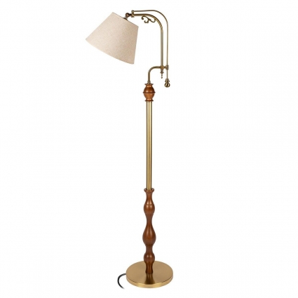 Торшер Loft IT Elaine 10569F Dark wood, цвет бежевый
