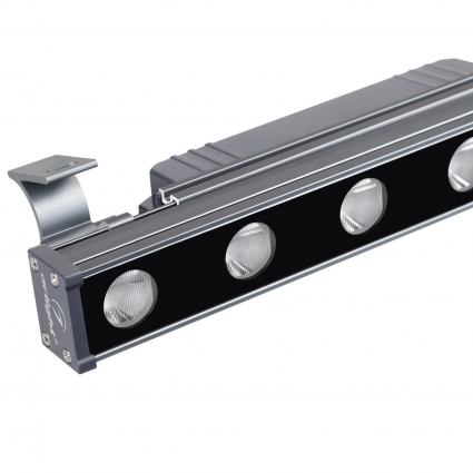 Линейный прожектор AR-LINE-300-6W Warm2700 (GR, 15x60 deg, 230V) Arlight 051767, цвет серый