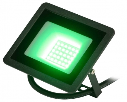 Прожектор светодиодный уличный ЭРА LPR-025-GREEN-030 Б0064672, цвет черный