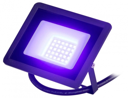 Прожектор светодиодный уличный ЭРА LPR-025-BLUE-030 Б0064716, цвет черный