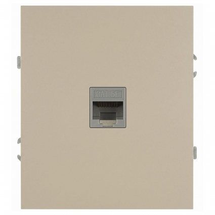 Розетка ЭРА Arktik 16-3107-04 информационная RJ45 шампань Б0070477, цвет бежевый
