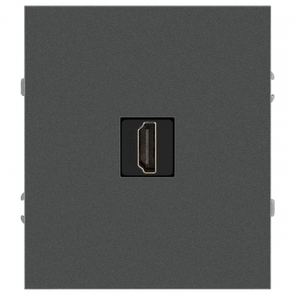 Розетка ЭРА Arktik 16-3114-06 HDMI графит Б0070509, цвет серый