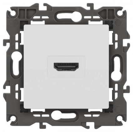 Розетка ЭРА Elegance 14-3114-01М HDMI белый матовый Б0065776, цвет белый