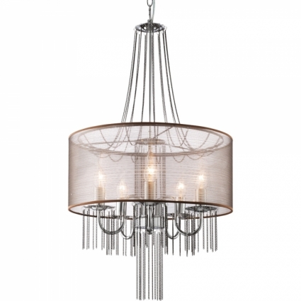 Подвесная люстра Arte Lamp Ambiente A1475SP-5CC для спальни площадью до 11.1 кв.м.,  в стиле арт-деко