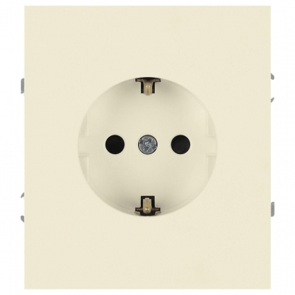 Розетка ЭРА Arktik 16-2101-02 с заземлением 2P+E Schuko 16А-250В слоновая кость Б0070415, цвет белый