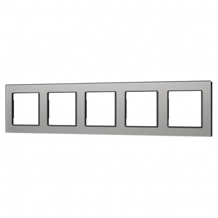 Рамка стеклянная FRM-GLARE-GS-5-GR Arlight 043807, цвет серый