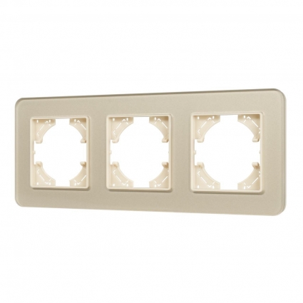 Рамка стеклянная FRM-OMALI-SFGS-3-GD Arlight 049715