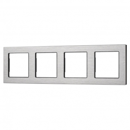 Рамка алюминиевая FRM-PRESTO-ALS-4-GR Arlight 043863, цвет серый