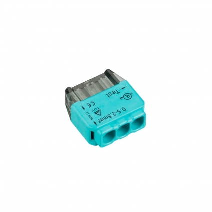 Клемма-коннектор ARL-QCT-3WS2.5-32A-BOX20 Arlight 047407, цвет зеленый