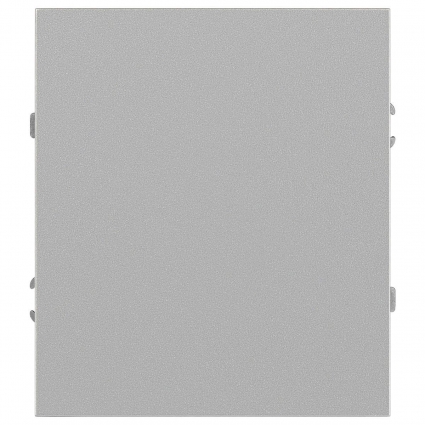 Кнопка ЭРА Arktik 16-1109-03 10АХ-250В алюминий Б0070396, цвет серый