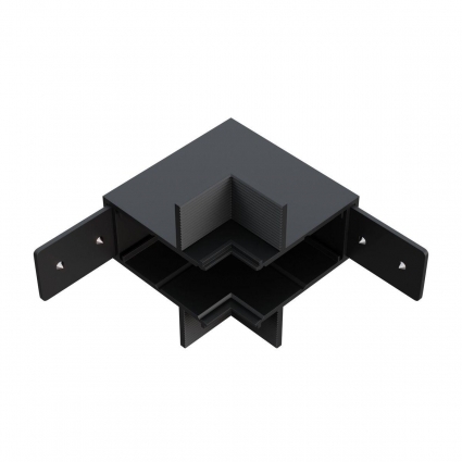 Скоба для поверхностного монтажа треков 509026P/509036P Lightstar Teta 505257, цвет черный,  в стиле Хай-тек